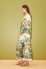 Pants Alémais Jungle Boogie Silk Culotte Multi Apoella