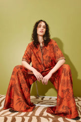 Pants Alémais Monkey Dance Palazzo Pants Rust Apoella