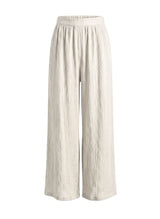 Pants APLA Beta Shiny Pants Ecru Apoella