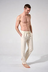 Pants Apnée Linen / Tencel Trousers Ecru Apoella