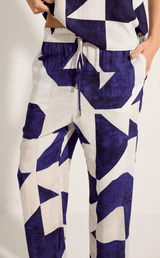 Pants Lenny Niemeyer Elastic Waistband Pants Abstract Apoella