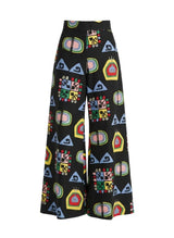 Pants RIANNA + NINA Tependris Palazzo Pants Futuristic Black Apoella