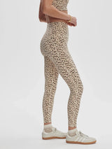 Pants Varley Move Pocket Legging 25 High Almond Leopard Apoella