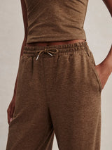 Pants Varley The Easy Pant 32 Teak Olive Marl Apoella