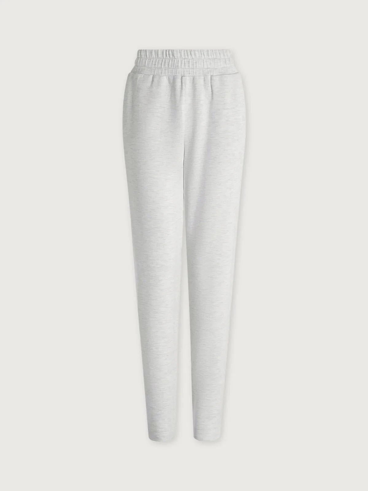 The Slim Zip Hem Pant 29.5 Ivory Marl – APOELLA