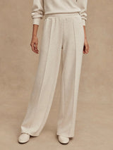 Pants Varley The Wide Leg Pant 30 Ivory Marl Apoella