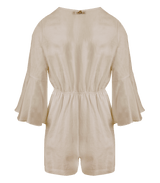 Playsuit Apoella Penelope Bow Linen Playsuit Beige Apoella