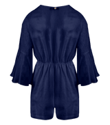 Playsuit Apoella Penelope Bow Linen Playsuit Denim Apoella