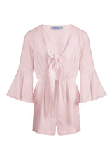Playsuit Apoella Penelope Bow Linen Playsuit Pink Apoella