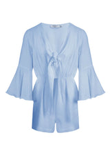 Playsuit Apoella Penelope Bow Linen Playsuit Sky Apoella