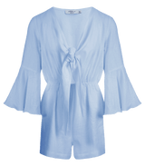 Playsuit Apoella Penelope Bow Linen Playsuit Sky S/M / Sky Apoella