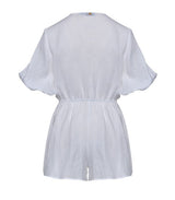 Playsuit Apoella Persephone Linen Playsuit White Apoella