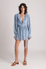 Playsuit Sabina Musayev Myla Longsleeve Ruffled Playsuit Apoella