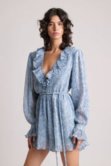 Playsuit Sabina Musayev Myla Longsleeve Ruffled Playsuit Apoella