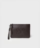 Pochette Callista Crafts CC Pochette Grained Leather Cocoa O/S Apoella