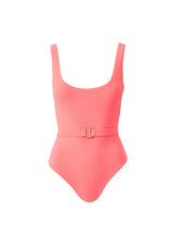 Rio Belted One Piece Apricot Ribbed