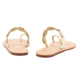 Sandals Ancient Greek Sandals Calisto Mirror Sandals Gold Apoella