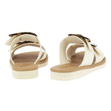 Sandals Ancient Greek Sandals Iaso Buckle Slide Sandals Off White/Tortoiseshell Apoella