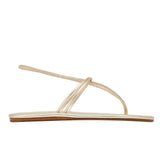 Sandals Ancient Greek Sandals Lorida Thin Soft Sandals Platinum Apoella