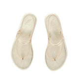 Sandals Ancient Greek Sandals Lorida Thin Soft Sandals Platinum Apoella