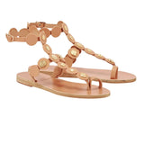 Sandals Ancient Greek Sandals Madison Shell Sandals Natural Apoella