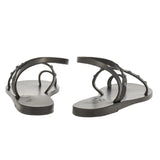 Sandals Ancient Greek Sandals Marilyn Strap Swarovski Sandals Black Apoella