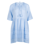 Shirtdress Apoella Cara Linen Mini Dress Sky / O/S Apoella
