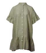Shirtdress Apoella Chara Ruffle Shirtdress O/S / Khaki Apoella