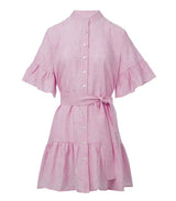 Shirtdress Apoella Chara Ruffle Shirtdress Pink O/S / Color Apoella