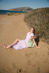 Shirtdress Apoella Milla Long Ruffle Shirtdress Apoella