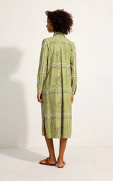 Shirtdress Lenny Niemeyer Back Pleat Long Chemisier Shirtdress Labyrinth Apoella