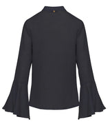 Shirts Apoella Virginia Frill Shirt Denim Apoella