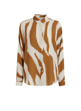 Shirts Lenny Niemeyer Crimped Shoulder Shirt Oryx Apoella