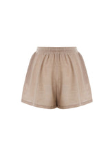 Shorts APLA Alpha Crinkled Shorts Beige Apoella