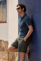 Shorts Apnée Linen Shorts Green Apoella