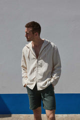 Shorts Apnée Linen Shorts Green Apoella