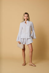 Shorts Apoella Dione Linen Shorts Grey Apoella