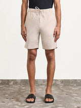 Shorts Frescobol Carioca Felipe Linen Shorts Sand Apoella