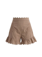 Shorts Juliet Dunn Frill Shorts With Ric Rac Mocha Apoella