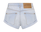 Shorts One Teaspoon Bandits Low Waist Denim Shorts Cyber Blue Apoella