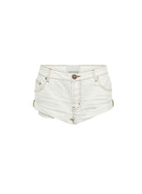 Shorts One Teaspoon Bandits Low Waist Denim Shorts White Beauty Apoella