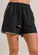 Shorts Scarlett Poppies Pallaz Shorts Onyx Black Apoella