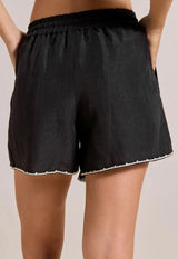 Shorts Scarlett Poppies Pallaz Shorts Onyx Black Apoella