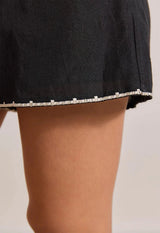 Shorts Scarlett Poppies Pallaz Shorts Onyx Black Apoella