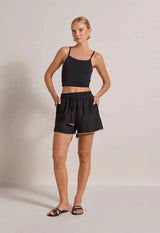 Shorts Scarlett Poppies Pallaz Shorts Onyx Black Apoella