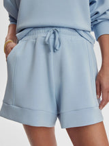 Shorts Varley Atrium High Rise Short 4.5 Cashmere Blue Apoella