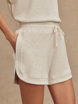 Shorts Varley Ollie High Rise Short 3.5 Ivory Marl Apoella