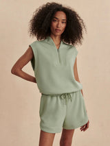 Shorts Varley Ollie High Rise Short 3.5 Snow Sage Apoella