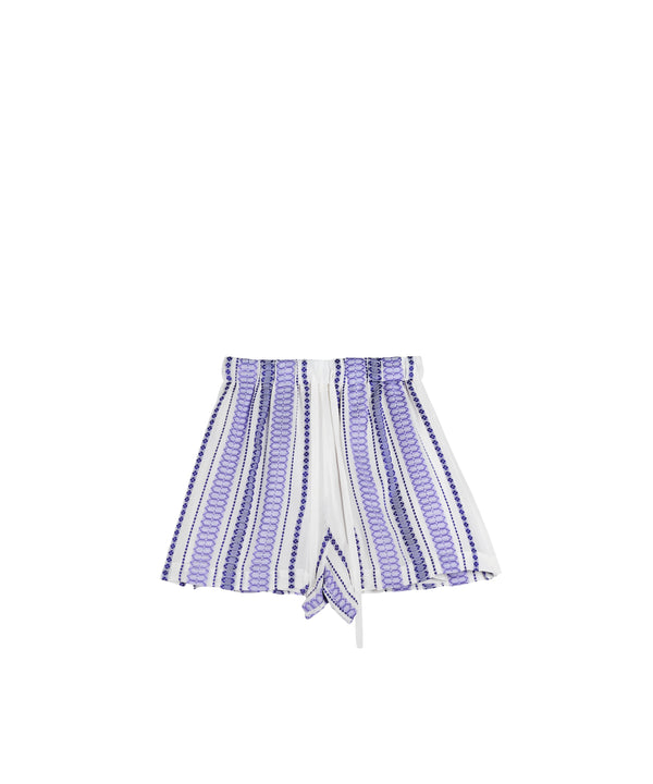 Shorts Zeus n Dione Paxi Textured Silk Shorts Purple Lavender Apoella