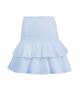 Skirts Apoella Nafsika Smocked Short Skirt Striped Sky Apoella